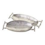 Product Image 1 for Nickel Twig Handle Trays from Elk Home