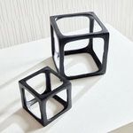 Product Image 6 for Cubist Black Sculptures, Set of 2 from Napa Home And Garden