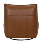 Product Image 4 for Mcclain Roche Tan Leather Swivel Single Sofa from Noir