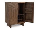 Product Image 3 for Holmes Mango Wood Carved Bar Cabinet from Classic Home Furnishings