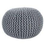 Product Image 4 for Asilah Indoor/ Outdoor Solid Slate Round Pouf from Jaipur 