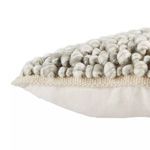 Product Image 10 for Kaz Textured Ivory/ Light Gray Throw Pillow 22 inch from Jaipur 