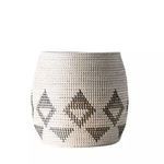 Product Image 5 for White & Brown Seagrass Basket from Creative Co-Op