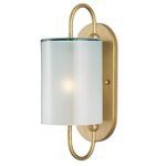Product Image 1 for Glacier Brass Wall Sconce from Currey & Company