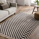 Product Image 5 for Casa Geometric Cream/Black Rug from Jaipur