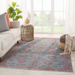 Product Image 16 for Ravinia Oriental Blue / Pink Runner Rug from Jaipur 