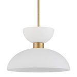 Product Image 2 for Zevio White Pendant from Currey & Company