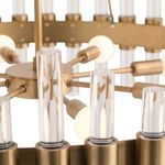 Product Image 6 for Haskell Large Antique Gold Brass Chandelier from Arteriors