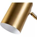 Hannity Marble and Brushed Brass Desk Lamp image 2