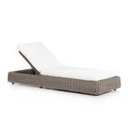 Como Outdoor White Chaise Lounge image 3