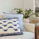 Product Image 3 for Chambray Blue Linen Pillow from Anaya Home