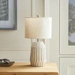 Product Image 2 for Myka Cream Fluted Lamp from Napa Home And Garden