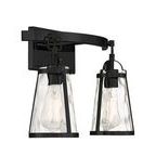 Product Image 3 for Albany 2 Light Black Bath Bar from Savoy House 