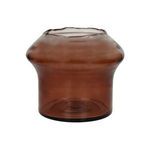 Product Image 1 for Famiglia Round Amber Vase Glass from BIDKHome