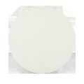 Top-down view of the smooth round tabletop of the Irma Drinks Table
