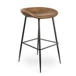 Product Image 1 for Marc Brown Leather Counter Stool (Set of 2) from Regina Andrew Design