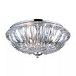 Product Image 2 for 3 Light Flushmount In Polished Chrome from Elk Lighting