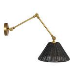 Product Image 5 for Aurora Black Shade Adjustable Wall Sconce from Creative Co-Op