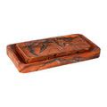 Product Image 1 for Divine Orange Tray, Set of 2 from Currey & Company