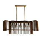 Product Image 7 for Valencia Dark Walnut Plywood Chandelier from Arteriors