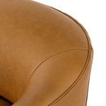 Product Image 21 for Quinton Round Swivel Ontario Camel Leather Accent Chair  from Four Hands