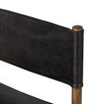 Product Image 9 for Kena Leather Black Bar Stool from Four Hands