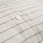 Product Image 4 for Blake Cream / Grey Striped Linen King Duvet Cover from Pom Pom at Home