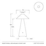 Product Image 6 for Chanell Rechargeable Accent Lamp from Arteriors