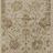 Giada Silver Sage Rug long runner shape with symmetrical floral pattern and detailed border