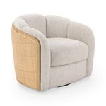 Product Image 1 for Daisy Upholstered Accent Swivel Chair from Classic Home