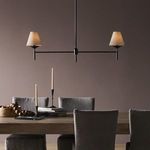 Product Image 17 for Dodie Linear Jet Black Iron Chandelier from Four Hands