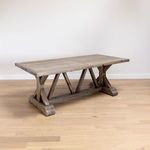 Product Image 3 for Ruth Wooden Trestle Dining Table from Blaxsand