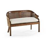 Product Image 1 for Walnut 2-Seater Salon Settee Cane Back from Johnathan Charles