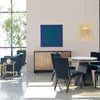 Product Image 6 for Blue Velvet Modern Edge Side Chair from Caracole