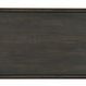 Top view showcasing wood grain surface with rope-wrapped corner details