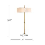 Product Image 14 for Caldwell Brass & Crystal Gold Table Lamp from Currey & Company