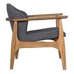 Product Image 4 for Vittorio Chair with Grey Fabric from Noir