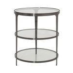 Product Image 2 for Vienna Glass Top Round End Table from Worlds Away