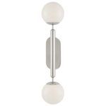 Product Image 2 for Barbican Double-Light Nickel Wall Sconce from Currey & Company