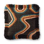 Product Image 5 for Rainbow Charcoal / Multi Pillow from Loloi