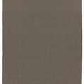 Solid handmade indoor/outdoor gray rug with subtle diagonal stripes, size 2 by 3 feet
