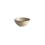 Side profile of Mame Dip Bowl highlighting smooth curved shape and rustic edge