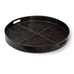 Product Image 1 for Derby Round Leather Tray from Regina Andrew Design