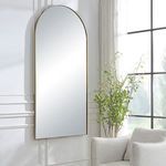Product Image 6 for Crosley Antique Brass Arch Mirror from Uttermost