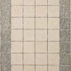 Francis Cream / Black Rug featuring a grid and diamond pattern with contrasting border in cream and black wool