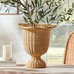 Product Image 5 for Myra Rattan Scalloped Edge Footed Urn from Napa Home And Garden
