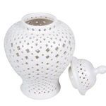 Product Image 4 for White Lattice Ginger Jar With Lid from Legend of Asia
