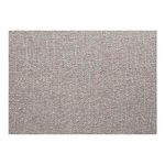 Close-up of oatmeal-tone upholstery fabric with visibly textured weave