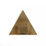 Product Image 4 for Ozur Triangle Wall Planter Brass from Four Hands