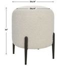Product Image 6 for Arles White Shearling Ottoman from Uttermost